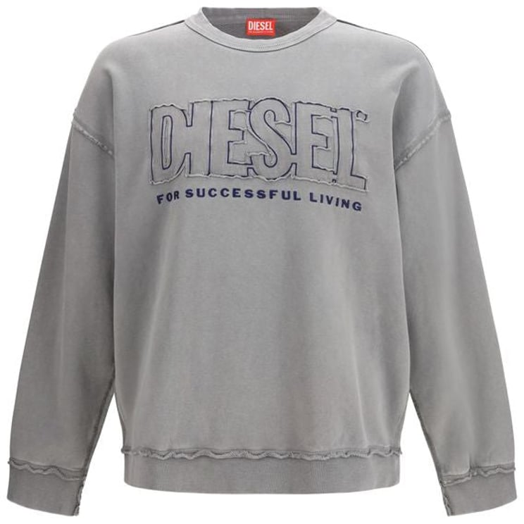 Diesel Diesel Gray Cotton Sweatshirt