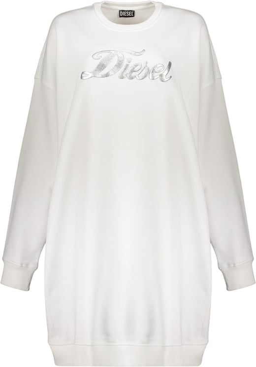 Diesel Logo print cotton sweaterdress