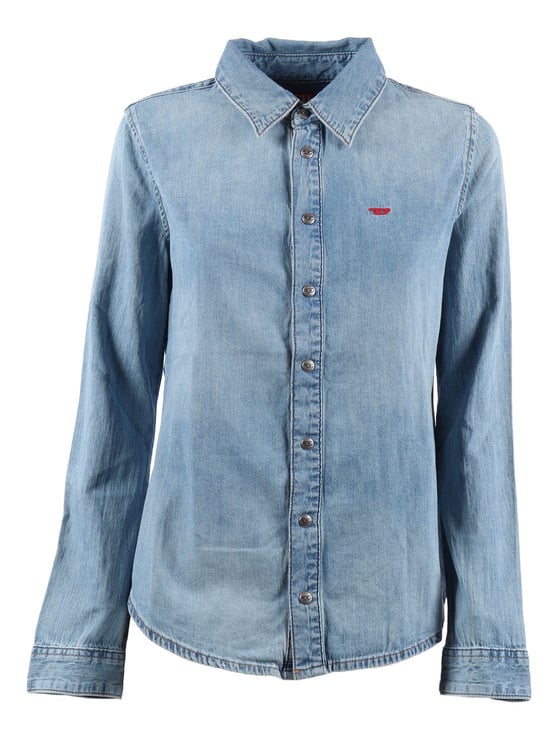 Diesel De-Eazy Logo Denim Shirt