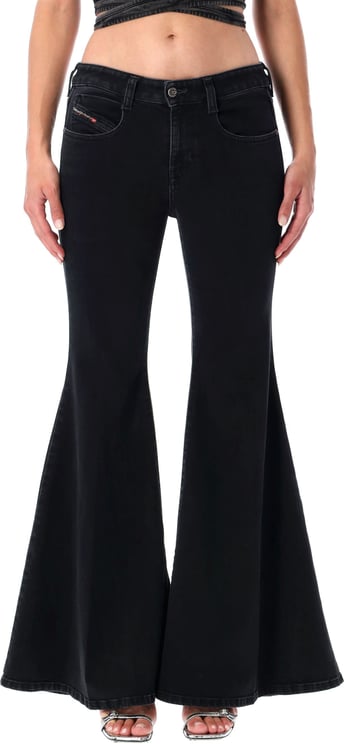 Diesel 1970 D-Bleess Flared Denim Nero