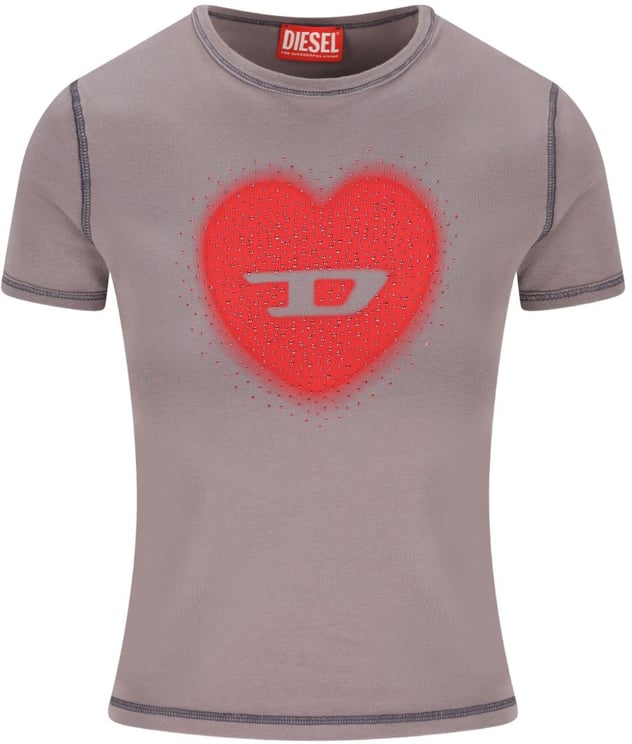 Diesel T-Shirts And Polos Grey