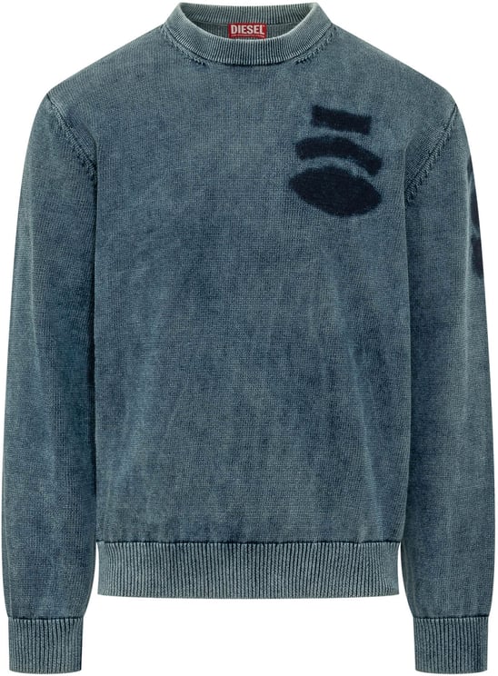 Diesel Maglia Girocollo con Patch Grafica