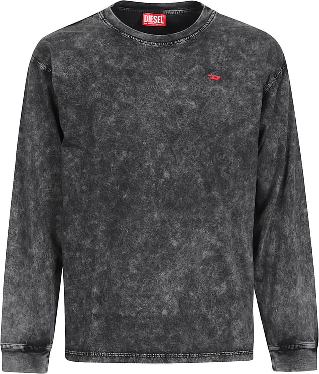 Diesel T-box T-aa5 Long Sleeve T-shirt Grey