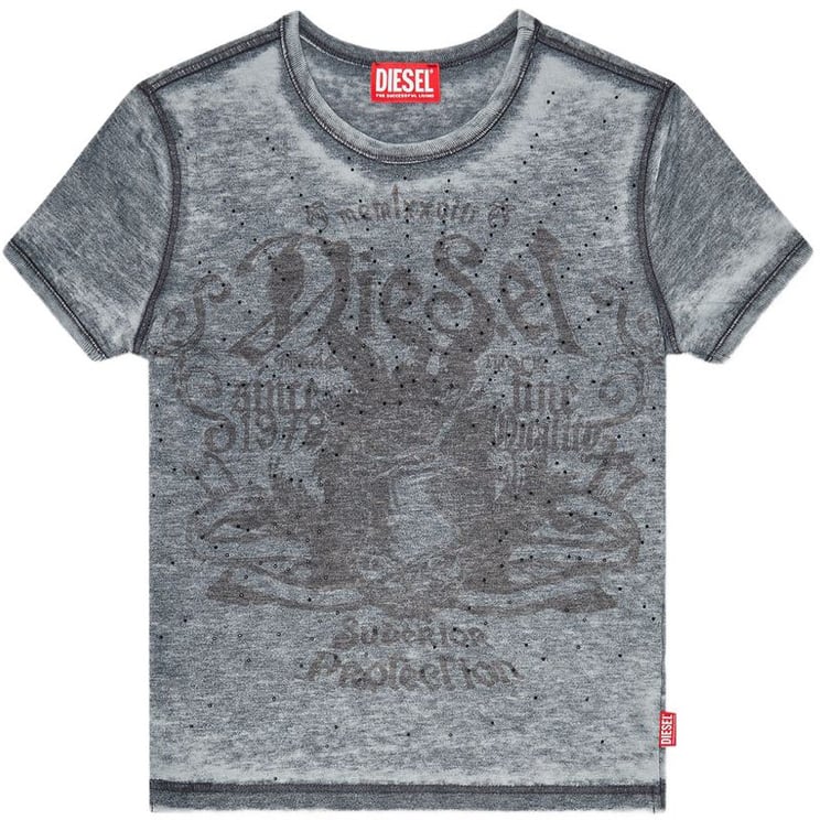 Diesel T-Shirts And Polos Grey
