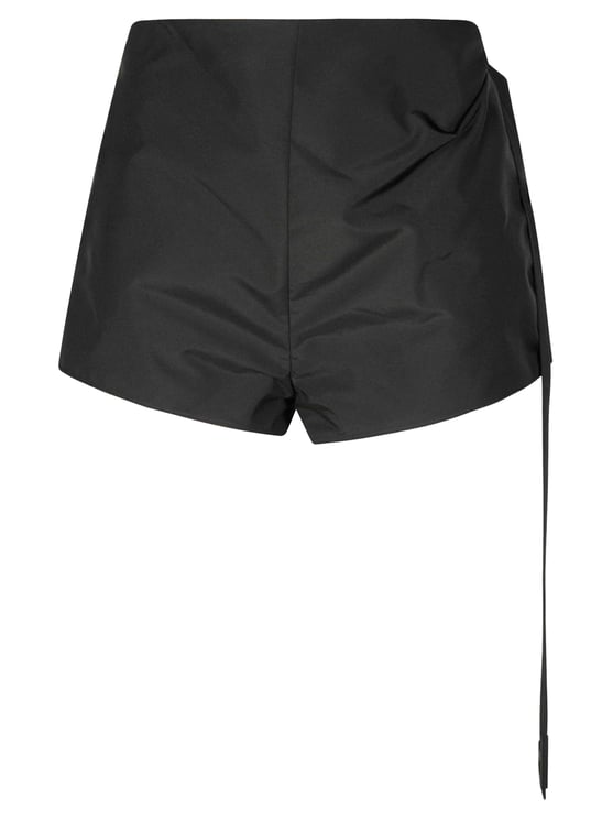 Diesel P-Sarto Black Asymmetrical Tailored Shorts