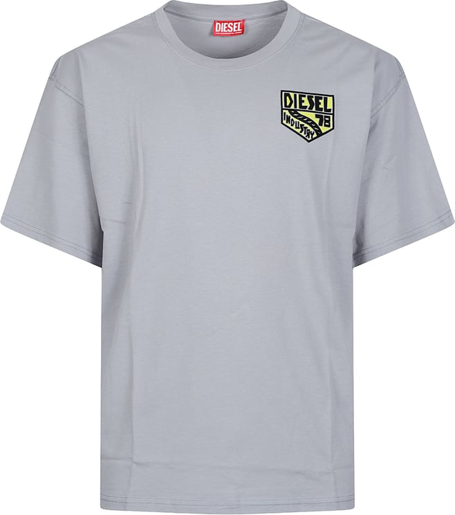 Diesel T-box T-aa15 T-shirt Grey
