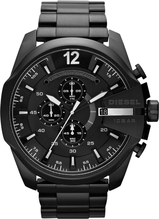 Diesel Diesel Mega Chief - Horloge - Zwart
