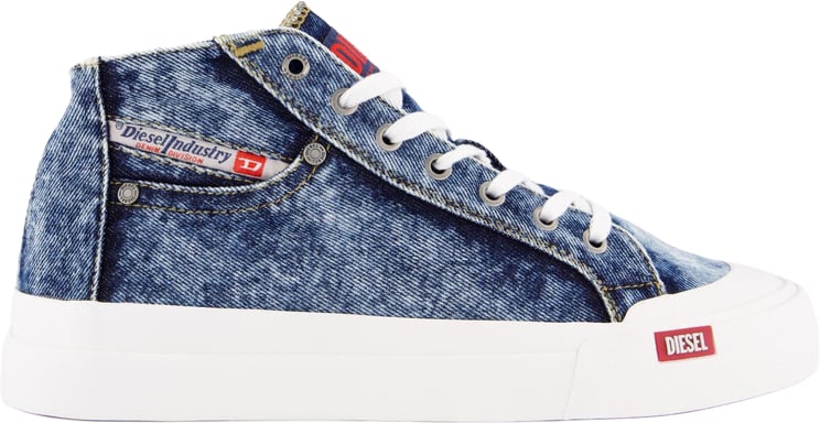 Diesel Dames S-Athos NMD Mid Sneaker Blauw