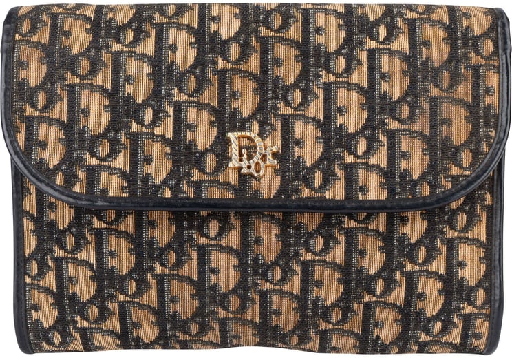 Dior Christian Dior Trotter Monogram Clutch Bag