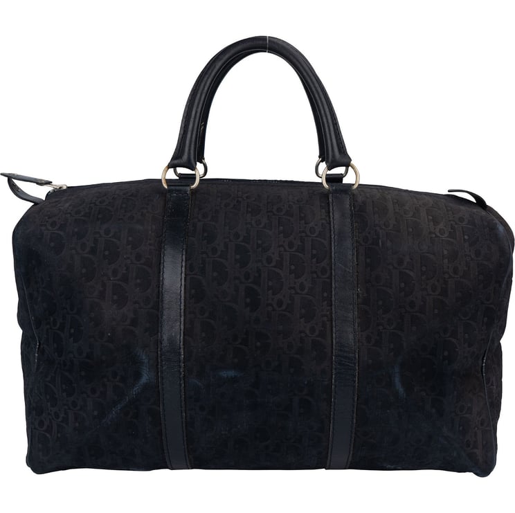 Dior Christian Dior Monogram Suede Trotter Boston 50 Weekender Bag