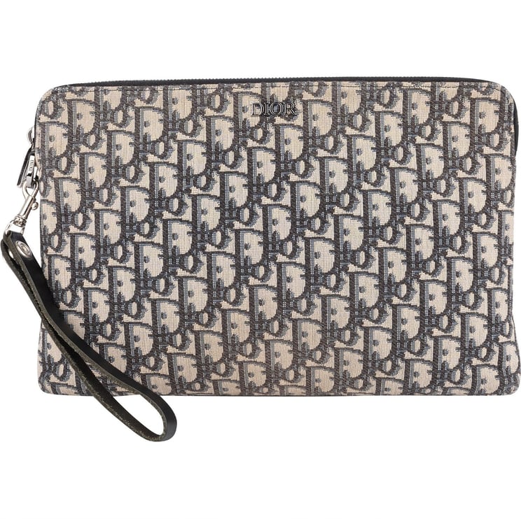 Dior Dior Trotter Monogram Clutch