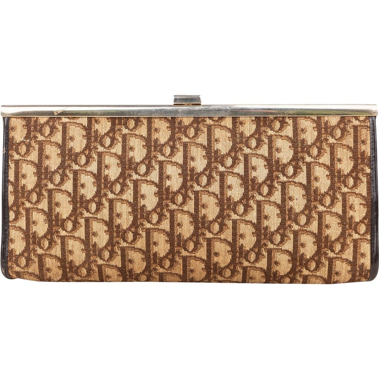 Dior Christian Dior Trotter Monogram Vintage Clutch