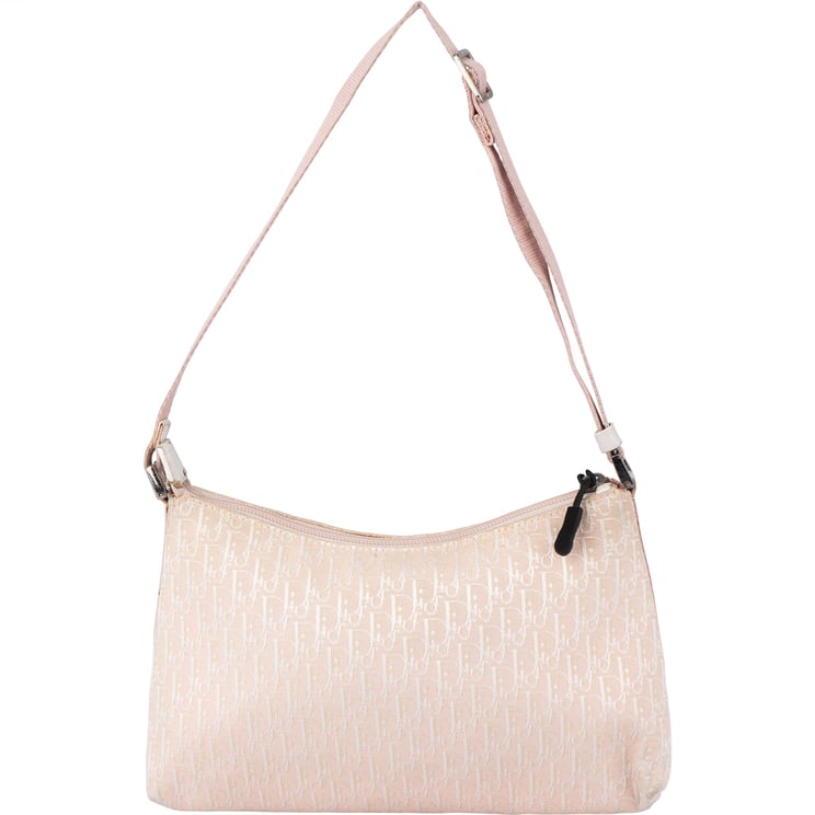 Dior Christian Dior Trotter Monogram Shoulder Bag