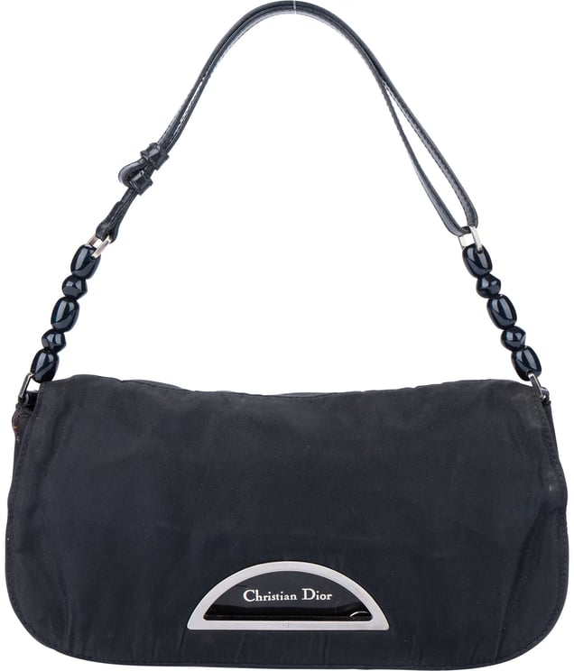 Dior Christian Dior Black Maris Pearl Shoulder Bag