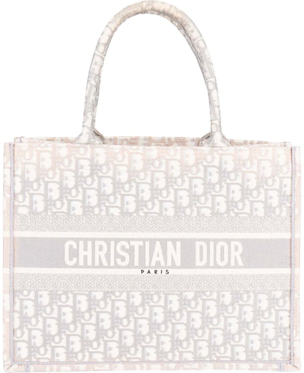 Dior Christian Dior Trotter Monogram Small Book Tote Handbag