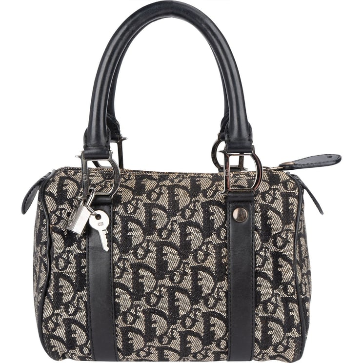 Dior Christian Dior Trotter Monogram Boston 20 Handbag
