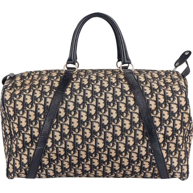 Dior Christian Dior Trotter Monogram Boston 40 Handbag