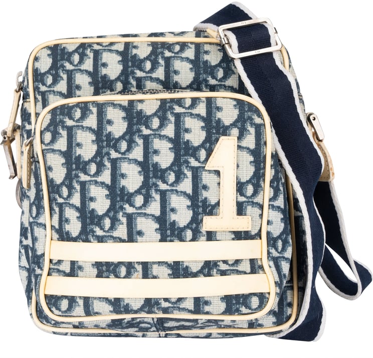 Dior Christian Dior Trotter Monogram No. 1 Galliano Crossbody Bag