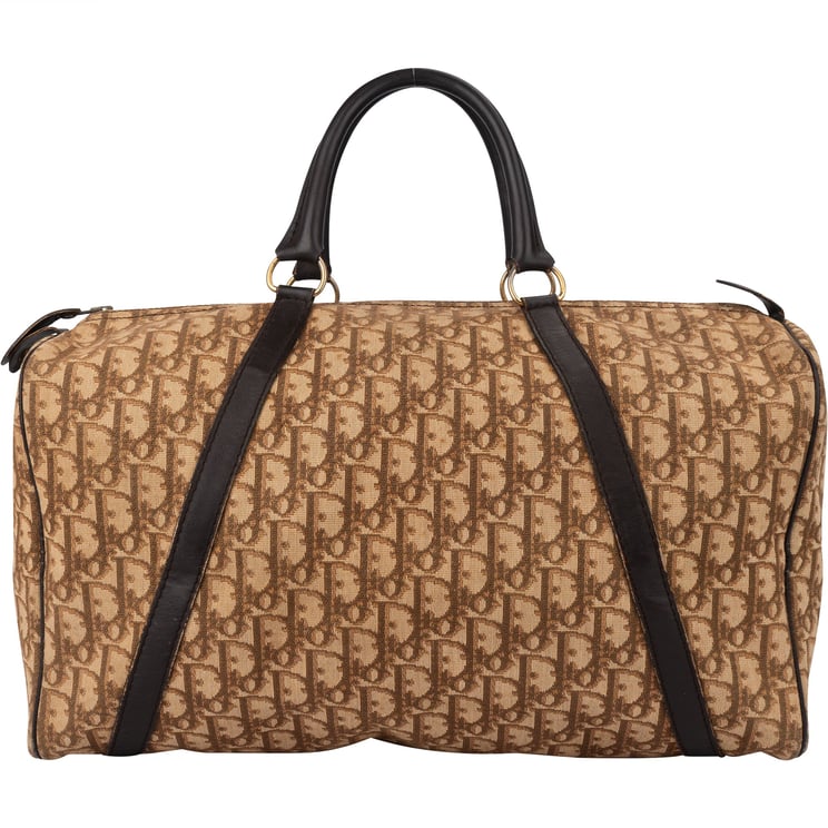 Dior Christian Dior Trotter Monogram Boston 40 Duffle Bag