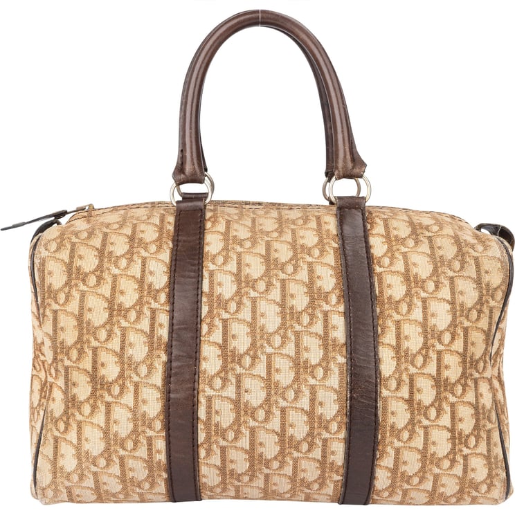 Dior Christian Dior Trotter Monogram Boston 30 Handbag