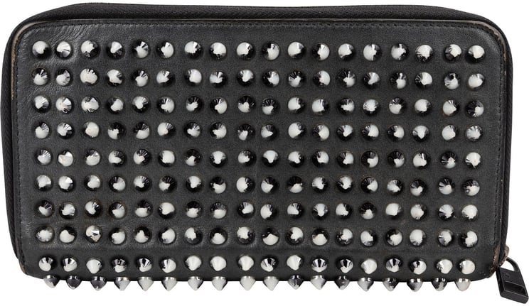 Dior Christian Louboutin Panettone Spikes Zippy Wallet