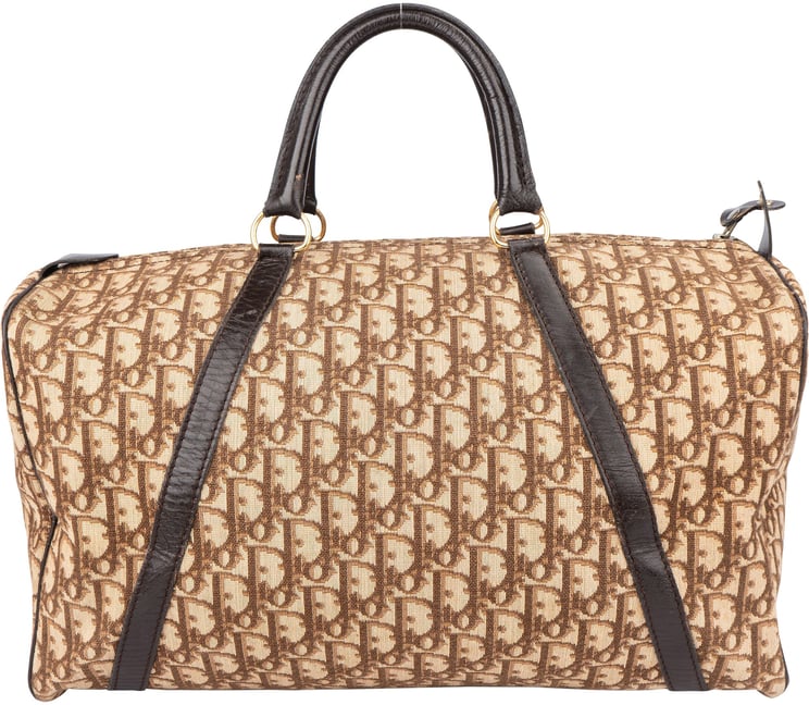 Dior Christian Dior Trotter Monogram Boston 40 Handbag
