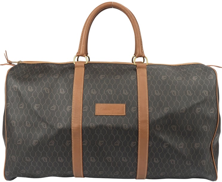 Dior Christian Dior Honeycomb Monogram Boston Duffle Bag 55