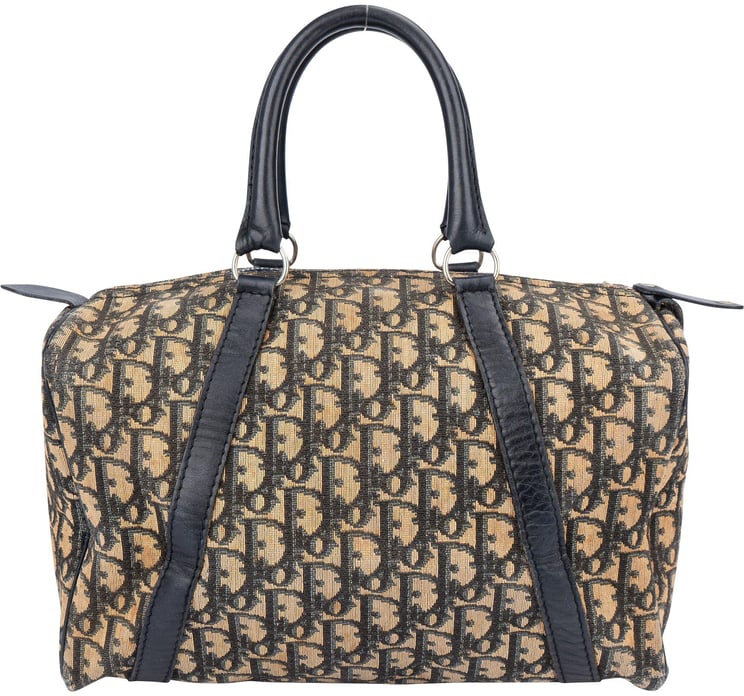 Dior Christian Dior Trotter Monogram Boston 30 Handbag