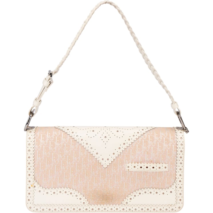 Dior Christian Dior Mini Trotter Monogram Shoulder Bag