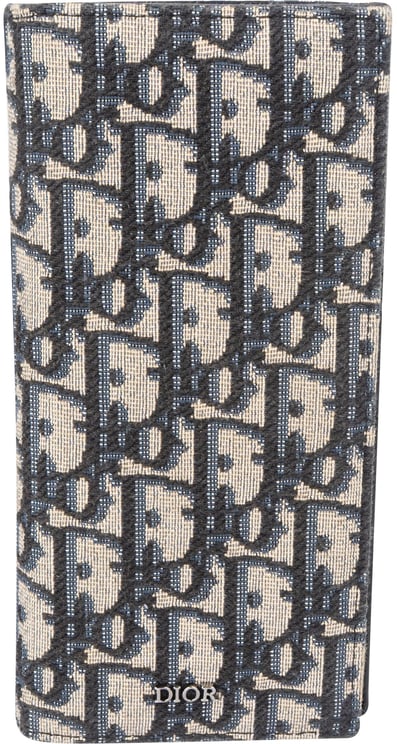 Dior Christian Dior Trotter Monogram Vertical Wallet