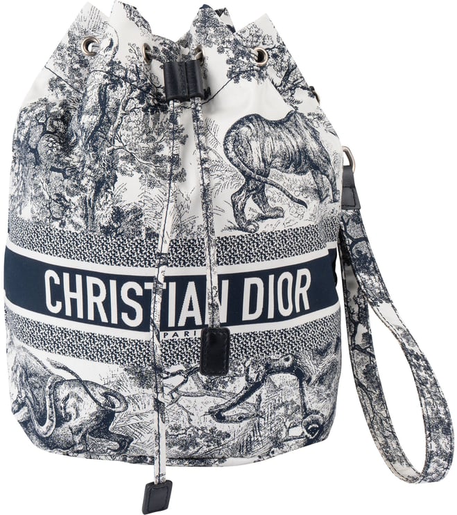 Dior Christian Dior Toile De Jouy Pouch Bag