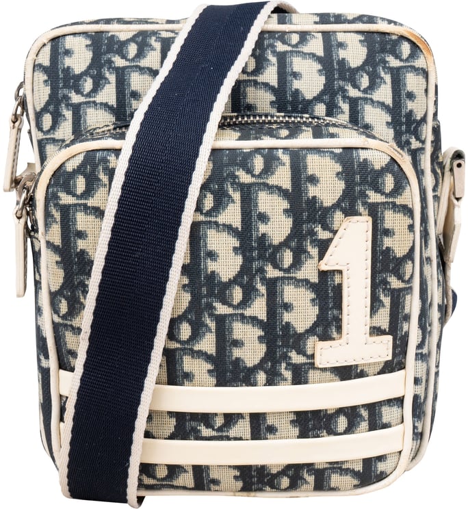 Dior Christian Dior Trotter Monogram No. 1 Crossbody Bag