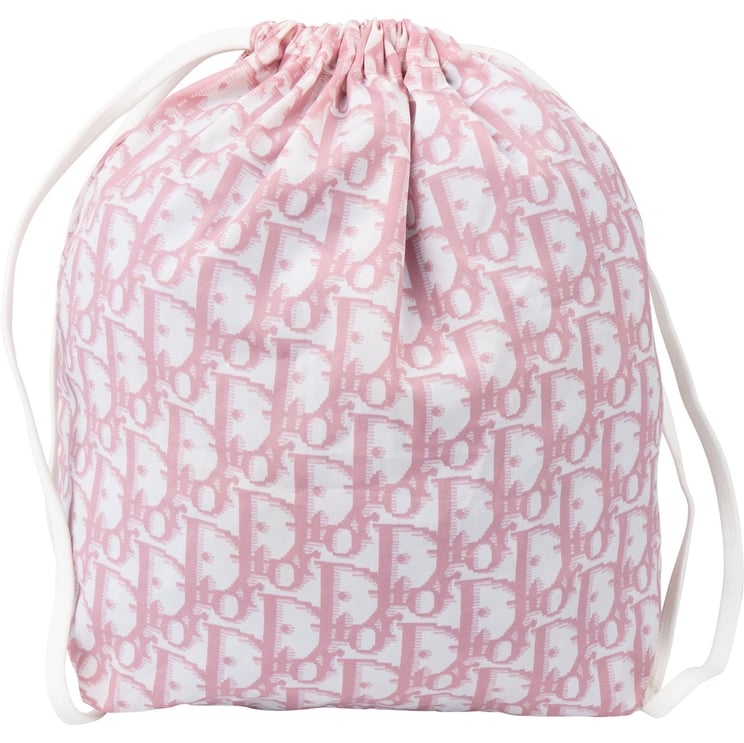 Dior Christian Dior Trotter Monogram Cotton Bag