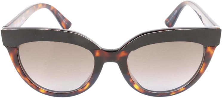 Dior Dior Brown Havana Dior Soft 1 Cat Eye Sunglasses