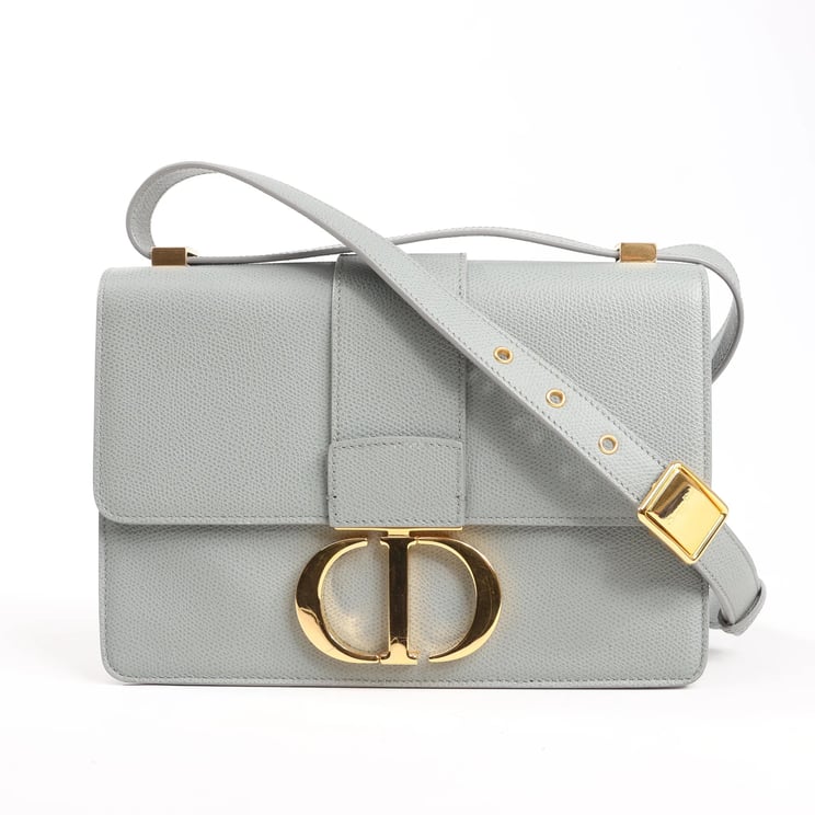Dior Dior Montaigne 30 Leather Shoulder bag in Gray