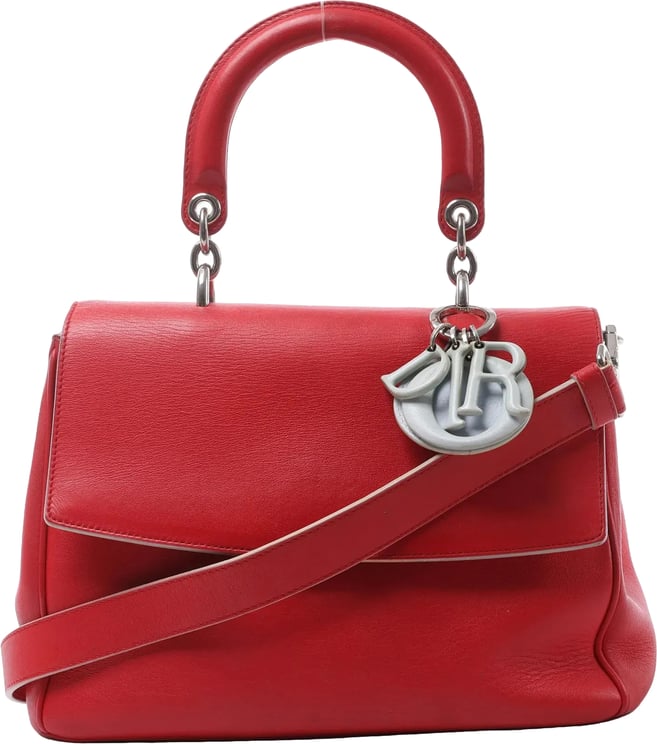 Dior Dior Be Dior Leather Small 2Way Handbag in Red