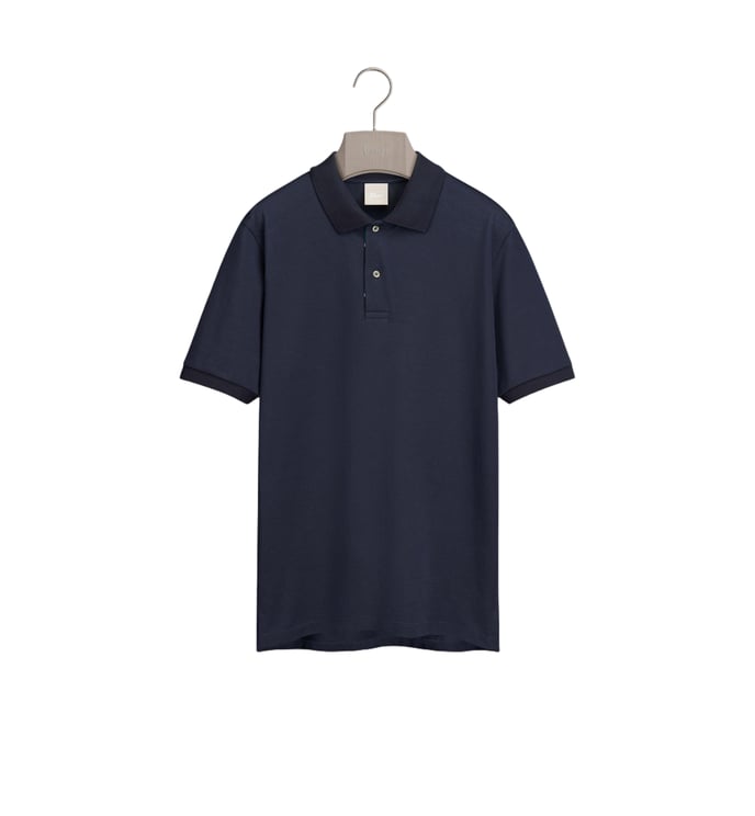 Dior Short-Sleeve Polo Shirt with Traditional Collar and Textured Fabric