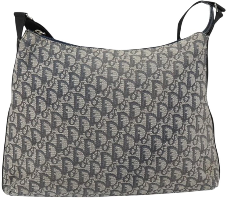 Dior Christian Dior Vintage Trotter Shoulder Bag Canvas