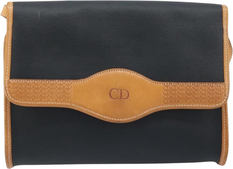 Dior Christian Dior CD Shoulder bag Canvas and Leather