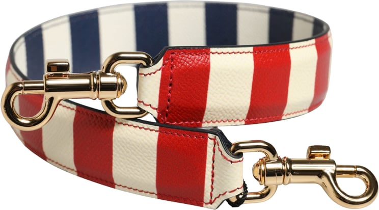 Dolce & Gabbana Dolce & Gabbana Multicolor Leather Striped Bag Accessory Shoulder Strap