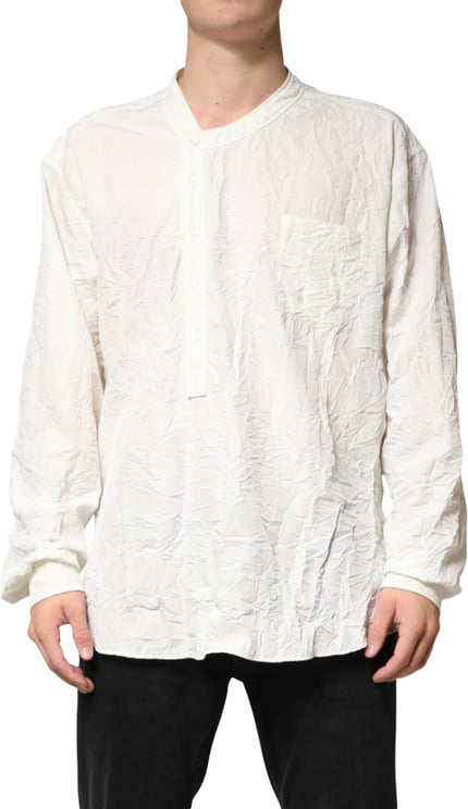 Dolce & Gabbana Dolce & Gabbana White Cotton Men Long Sleeves Men Shirt