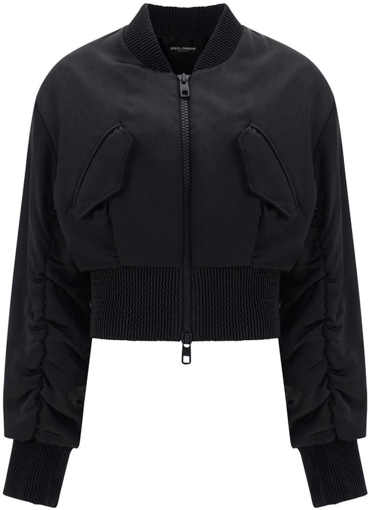 Dolce & Gabbana Dolce & Gabbana Cropped Bomber Jacket