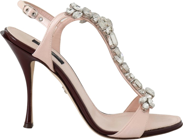 Dolce & Gabbana Dolce & Gabbana Pink Crystals Heels Keira Sandals