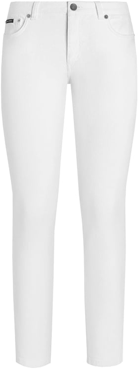 Dolce & Gabbana Slim-Fit Cropped Cotton Five-Pocket Pants