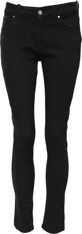 Dolce & Gabbana Dolce & Gabbana Black Cotton Skinny Mid Waist Denim Jeans