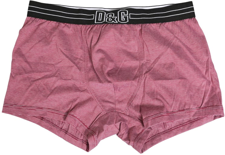 Dolce & Gabbana Dolce & Gabbana Pink D&G Logo Cotton Regular Boxer Underwear