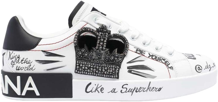 Dolce & Gabbana Dolce&Gabbana Heren Portofino Sneaker Wit