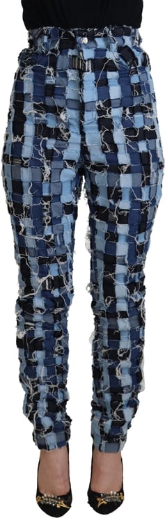 Dolce & Gabbana Dolce & Gabbana Multicolor Patchwork Cotton Denim Jeans