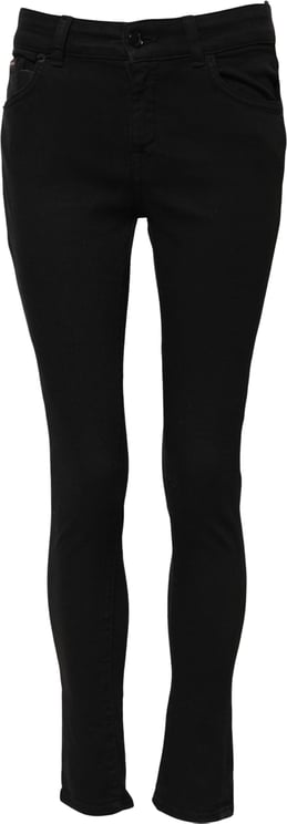 Dolce & Gabbana Dolce & Gabbana Black Cotton Skinny Mid Waisted Denim Jeans