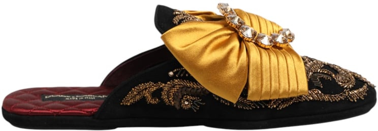 Dolce & Gabbana Dolce & Gabbana Multicolor Embellished Flat Sandals Shoes